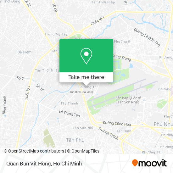 Quán Bún Vịt Hồng map