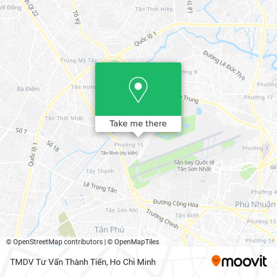 TMDV Tư Vấn Thành Tiến map