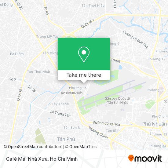 Café Mái Nhà Xưa map