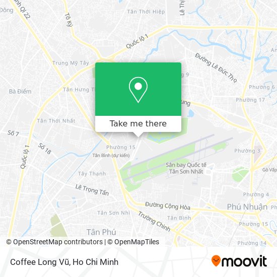 Coffee Long Vũ map