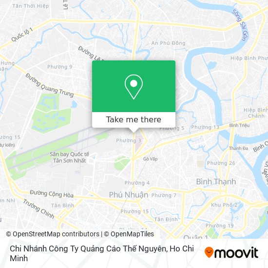 Chi Nhánh Công Ty Quảng Cáo Thế Nguyên map