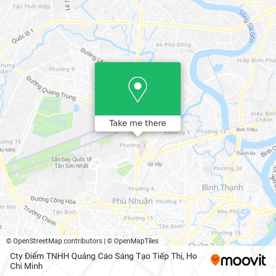 Cty Điểm TNHH Quảng Cáo Sáng Tạo Tiếp Thị map