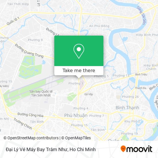 Đại Lý Vé Máy Bay Trâm Như map