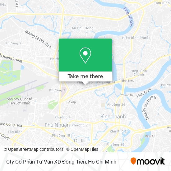 Cty Cổ Phần Tư Vấn XD Đồng Tiến map