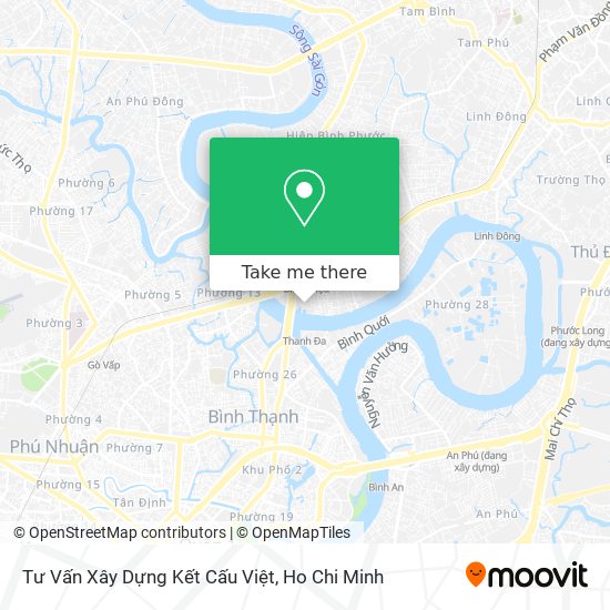 Tư Vấn Xây Dựng Kết Cấu Việt map