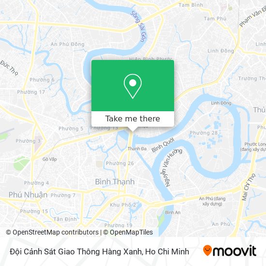 Đội Cảnh Sát Giao Thông Hàng Xanh map