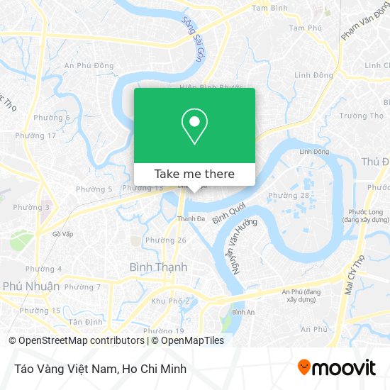 Táo Vàng Việt Nam map