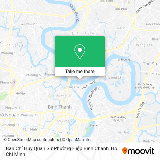 Ban Chỉ Huy Quân Sự Phường Hiệp Bình Chánh map