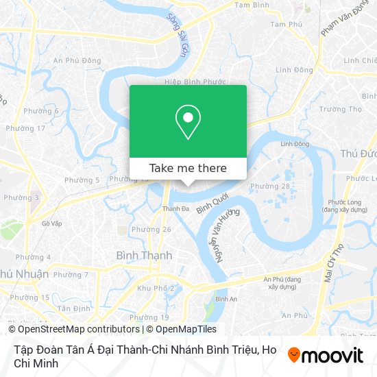 Tập Đoàn Tân Á Đại Thành-Chi Nhánh Bình Triệu map