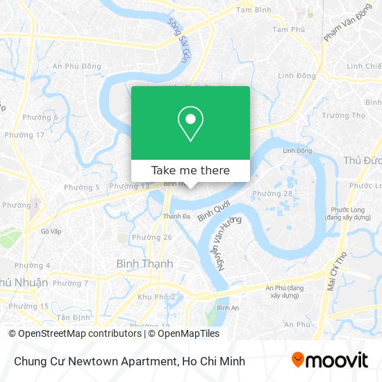 Chung Cư Newtown Apartment map