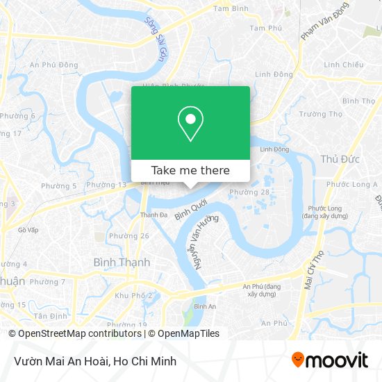 Vườn Mai An Hoài map