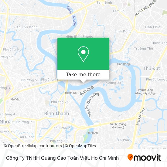Công Ty TNHH Quảng Cáo Toàn Việt map
