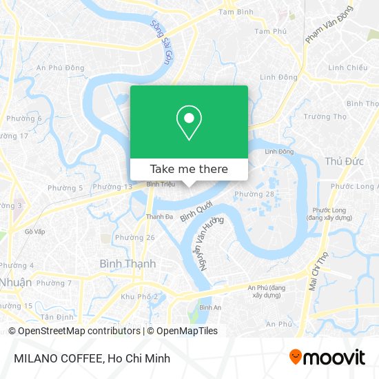 MILANO COFFEE map