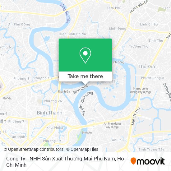 Công Ty TNHH Sản Xuất Thương Mại Phú Nam map