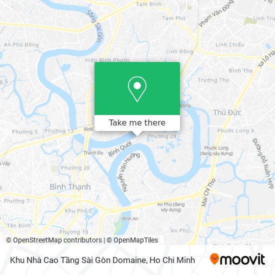 Khu Nhà Cao Tầng Sài Gòn Domaine map