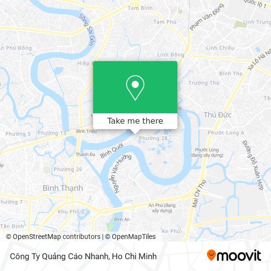 Công Ty Quảng Cáo Nhanh map