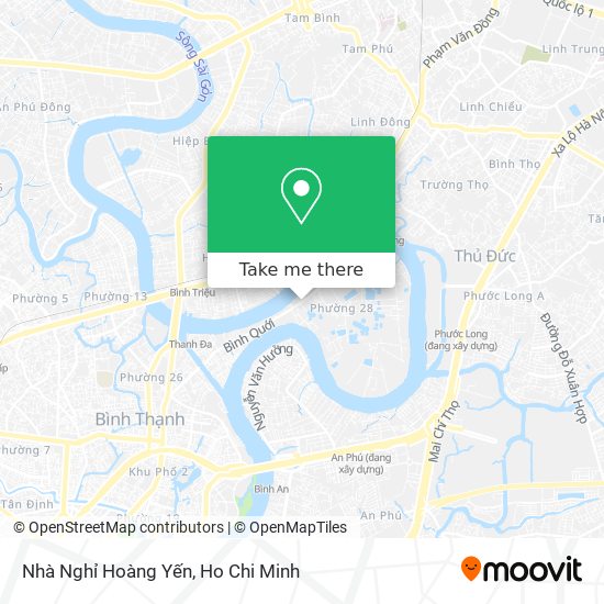 Nhà Nghỉ Hoàng Yến map