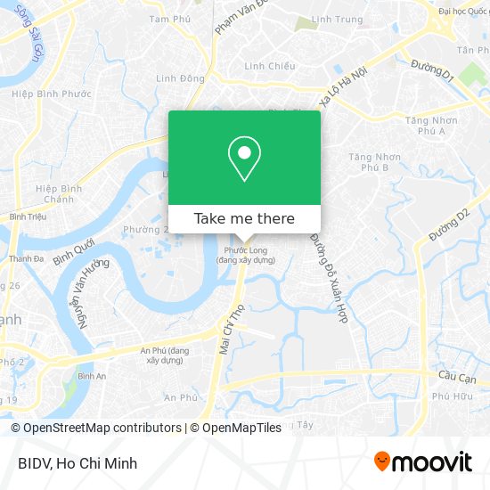 BIDV map