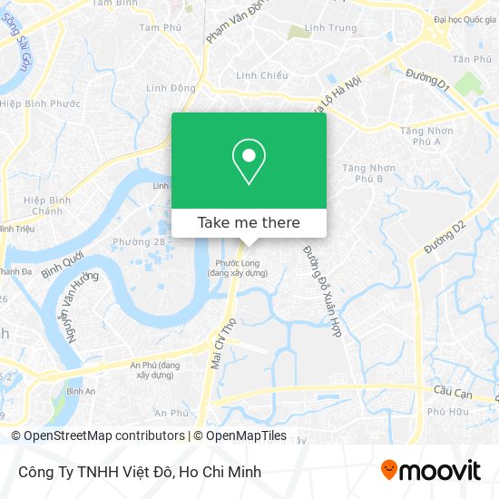 Công Ty TNHH Việt Đô map