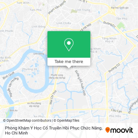 Phòng Khám Y Học Cổ Truyền Hồi Phục Chức Năng map