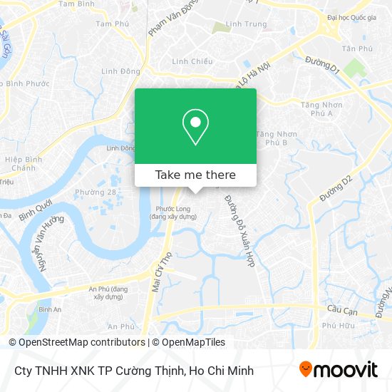 Cty TNHH XNK TP Cường Thịnh map