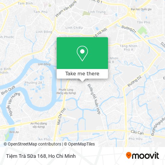 Tiệm Trà Sữa 168 map