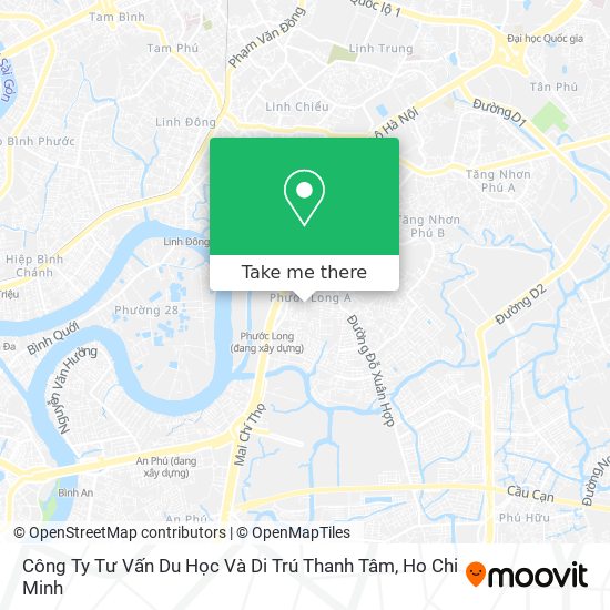 Công Ty Tư Vấn Du Học Và Di Trú Thanh Tâm map