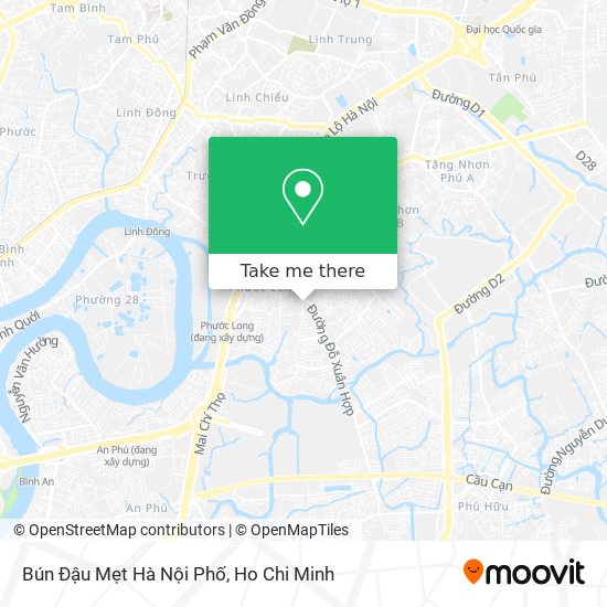 Bún Đậu Mẹt Hà Nội Phố map