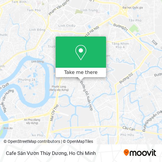 Cafe Sân Vườn Thùy Dương map