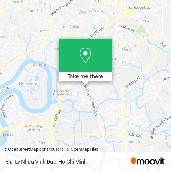 Đại Lý Nhựa Vĩnh Đức map