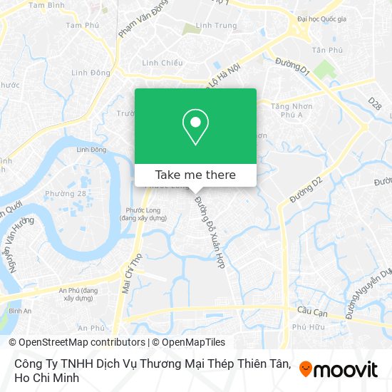 Công Ty TNHH Dịch Vụ Thương Mại Thép Thiên Tân map