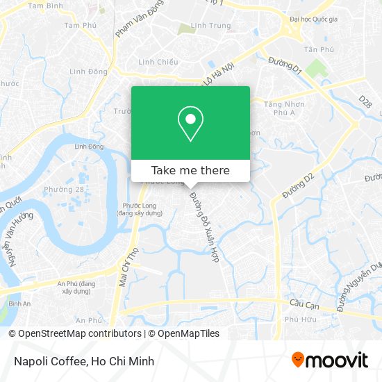 Napoli Coffee map