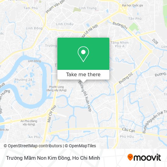 Trường Mầm Non Kim Đồng map