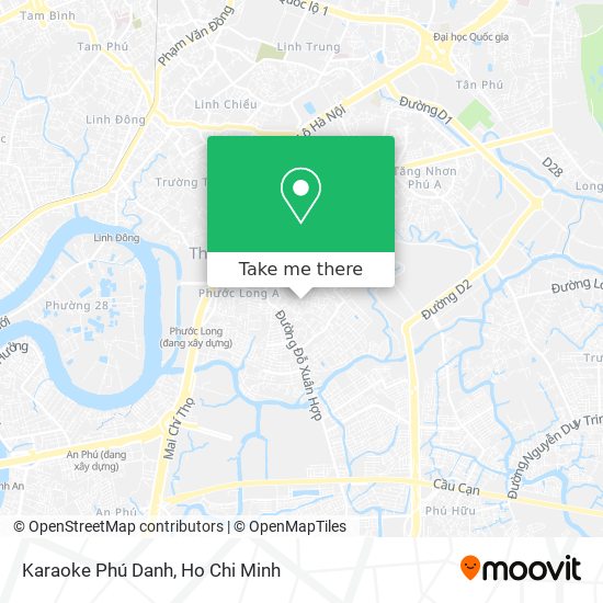 Karaoke Phú Danh map