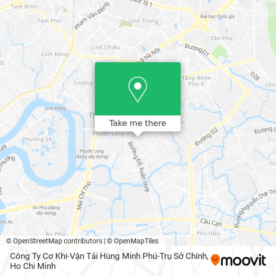 Công Ty Cơ Khí-Vận Tải Hùng Minh Phú-Trụ Sở Chính map