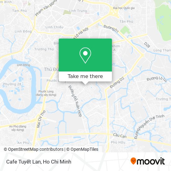 Cafe Tuyết Lan map