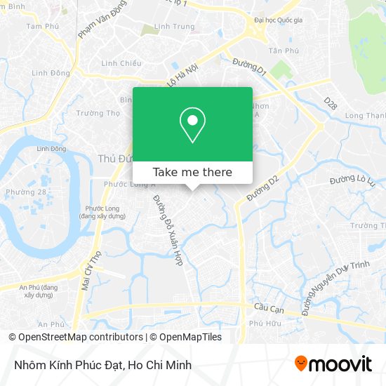 Nhôm Kính Phúc Đạt map