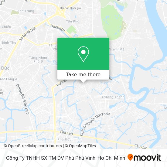 Công Ty TNHH SX TM DV Phú Phú Vinh map