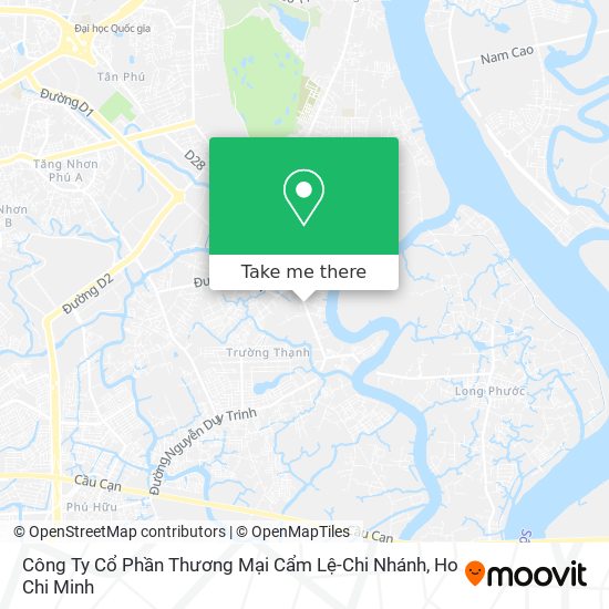 Công Ty Cổ Phần Thương Mại Cẩm Lệ-Chi Nhánh map