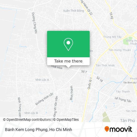 Bánh Kem Long Phụng map