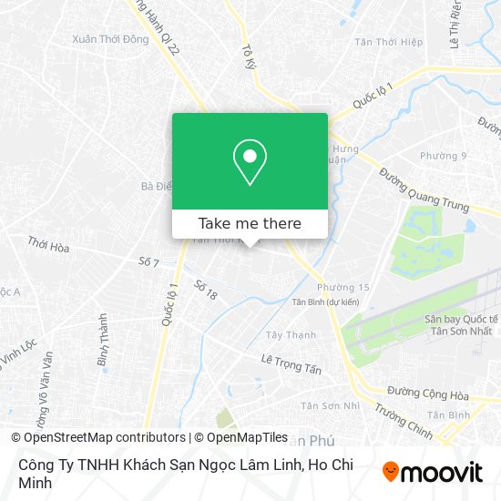 Công Ty TNHH Khách Sạn Ngọc Lâm Linh map