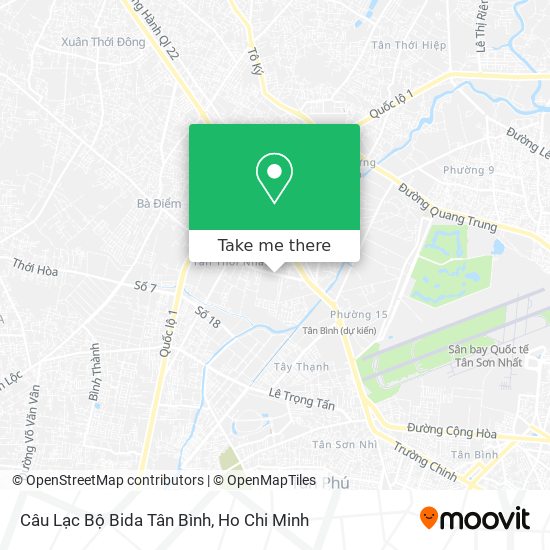 Câu Lạc Bộ Bida Tân Bình map