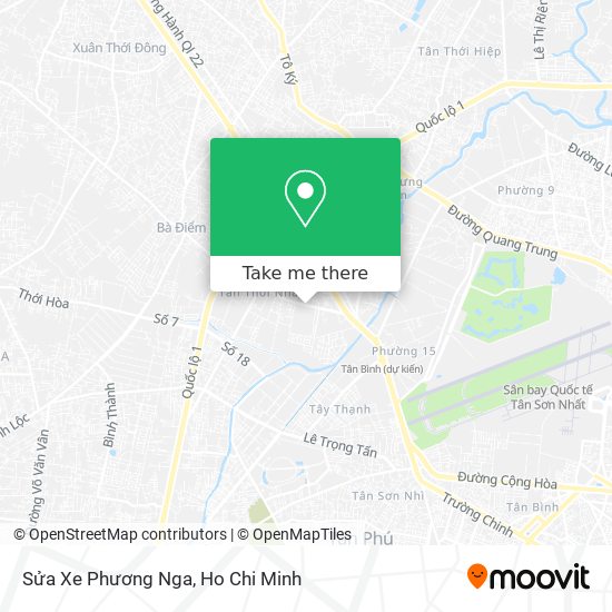 Sửa Xe Phương Nga map