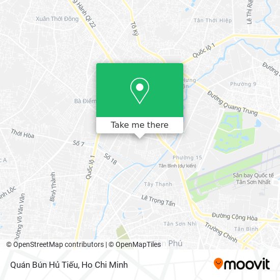 Quán Bún Hủ Tiếu map