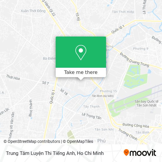 Trung Tâm Luyện Thi Tiếng Anh map