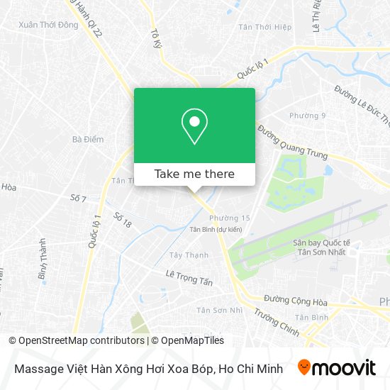 Massage Việt Hàn Xông Hơi Xoa Bóp map