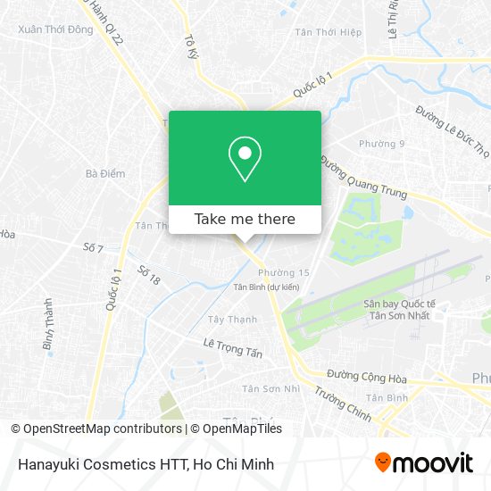 Hanayuki Cosmetics HTT map
