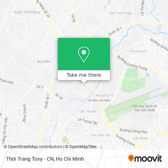 Thời Trang Tony - CN map