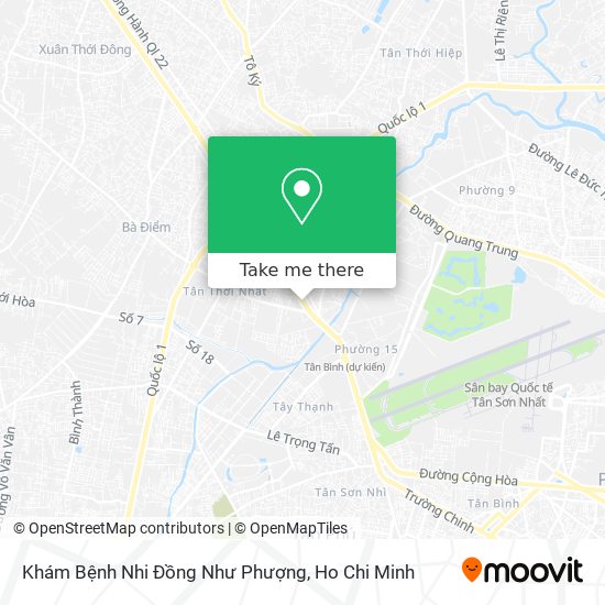 Khám Bệnh Nhi Đồng Như Phượng map