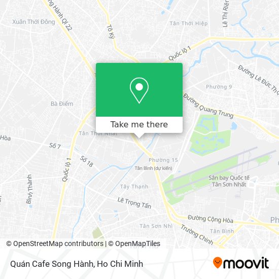 Quán Cafe Song Hành map